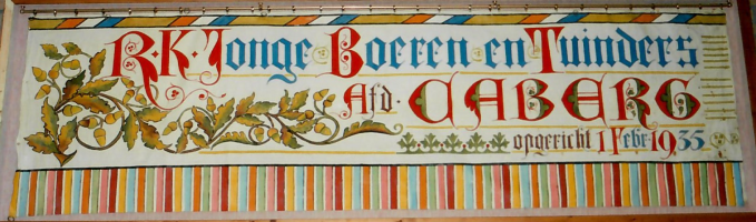 RK Jonge Boeren en Tuinders Caberg 1935 (±) - Voorzijde thumbnail
