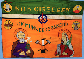 Mijnwerkersbond KAB St. Joseph & Barbara Oirsbeek 1935 (±) - Voorzijde thumbnail