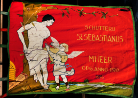 Schutterij St. Sebastianus Mheer 1946 - Voorzijde