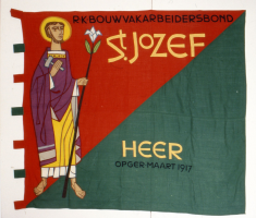 RK Bouwvakarbeidersbond St. Joseph Heer 1950 - Voorzijde thumbnail