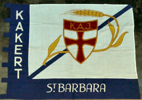 Kath. Arbeidersjeugd (KAJ) St. Barbara Kakert 1956 - Voorzijde thumbnail