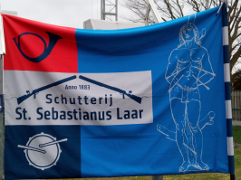 Schutterij, Drumband & Jachthoornkorps St. Sebastianus Laar 2015 - Voorzijde thumbnail